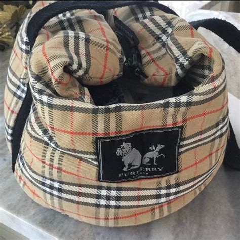 replica burberry pet carrier|Burberry dog collars.